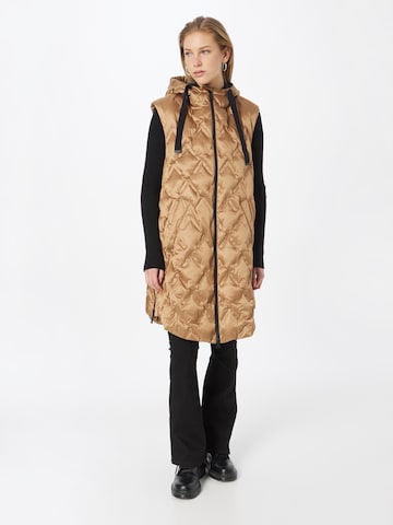 BRAX Vest 'Fay' in Brown: front