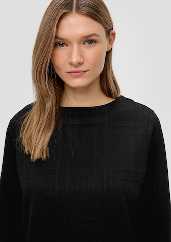 s.Oliver Sweatshirt in Schwarz