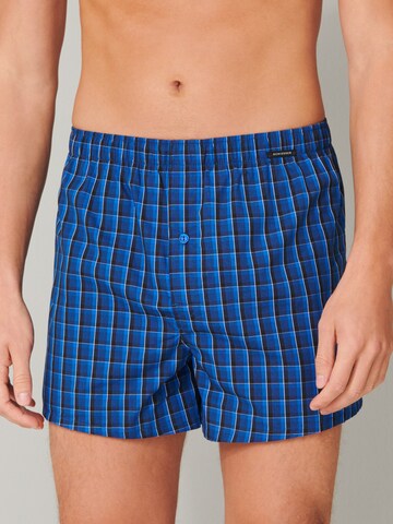 SCHIESSER Boxershorts in Blauw: voorkant