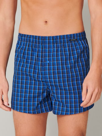 SCHIESSER Boxershorts in Blauw: voorkant