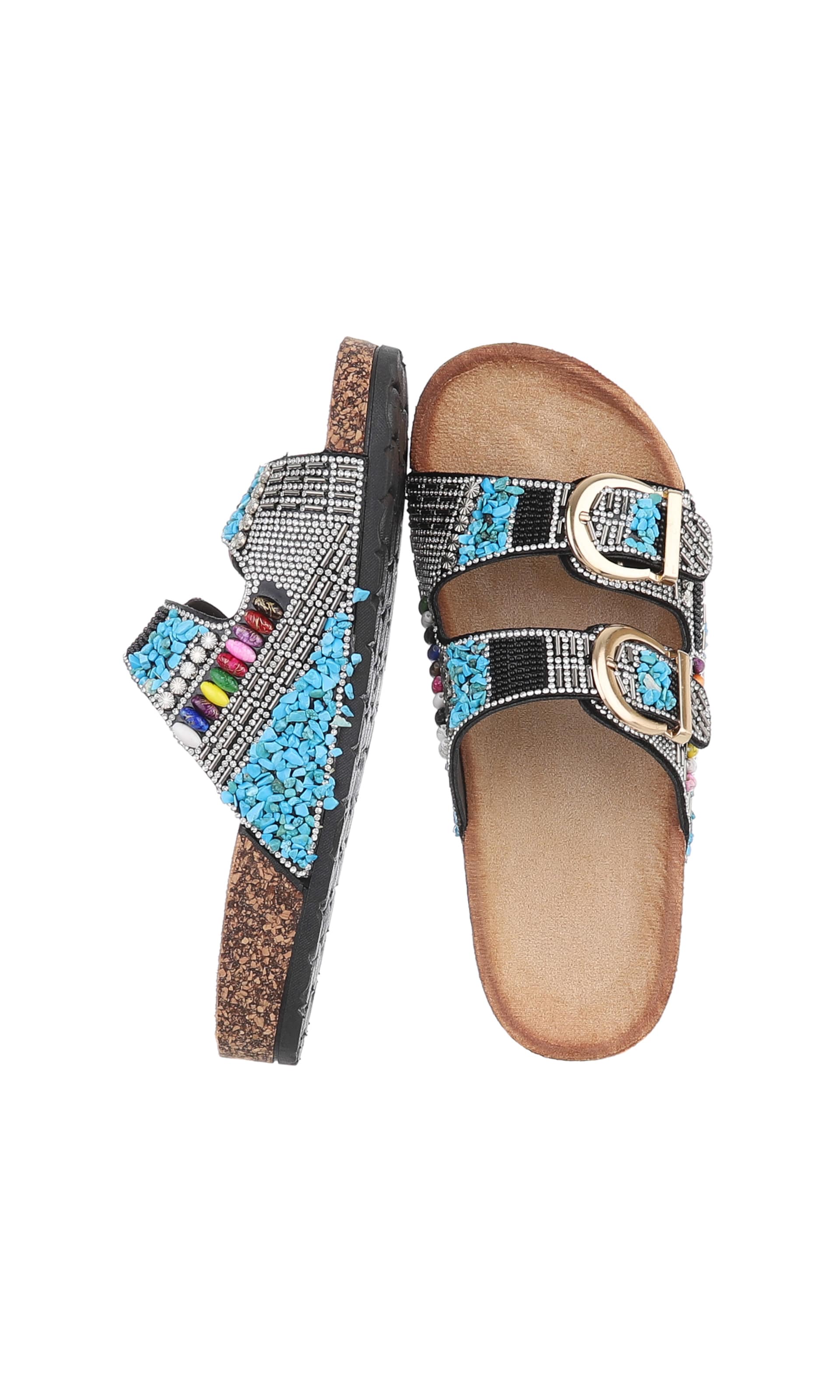 Ital-Design Pantolette in Schwarz