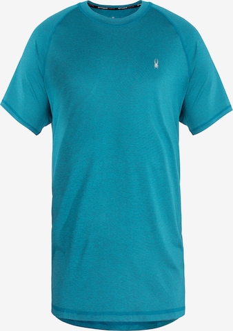 Spyder Функциональная футболка в Синий: спереди