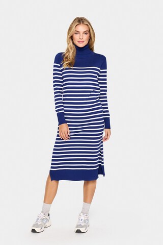 SAINT TROPEZ Knit dress 'Mila' in Blue