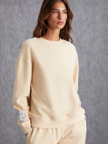 Grimelange - Sudadera en beige: frente