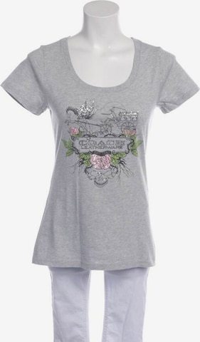 COACH Shirt S in Grau: predná strana