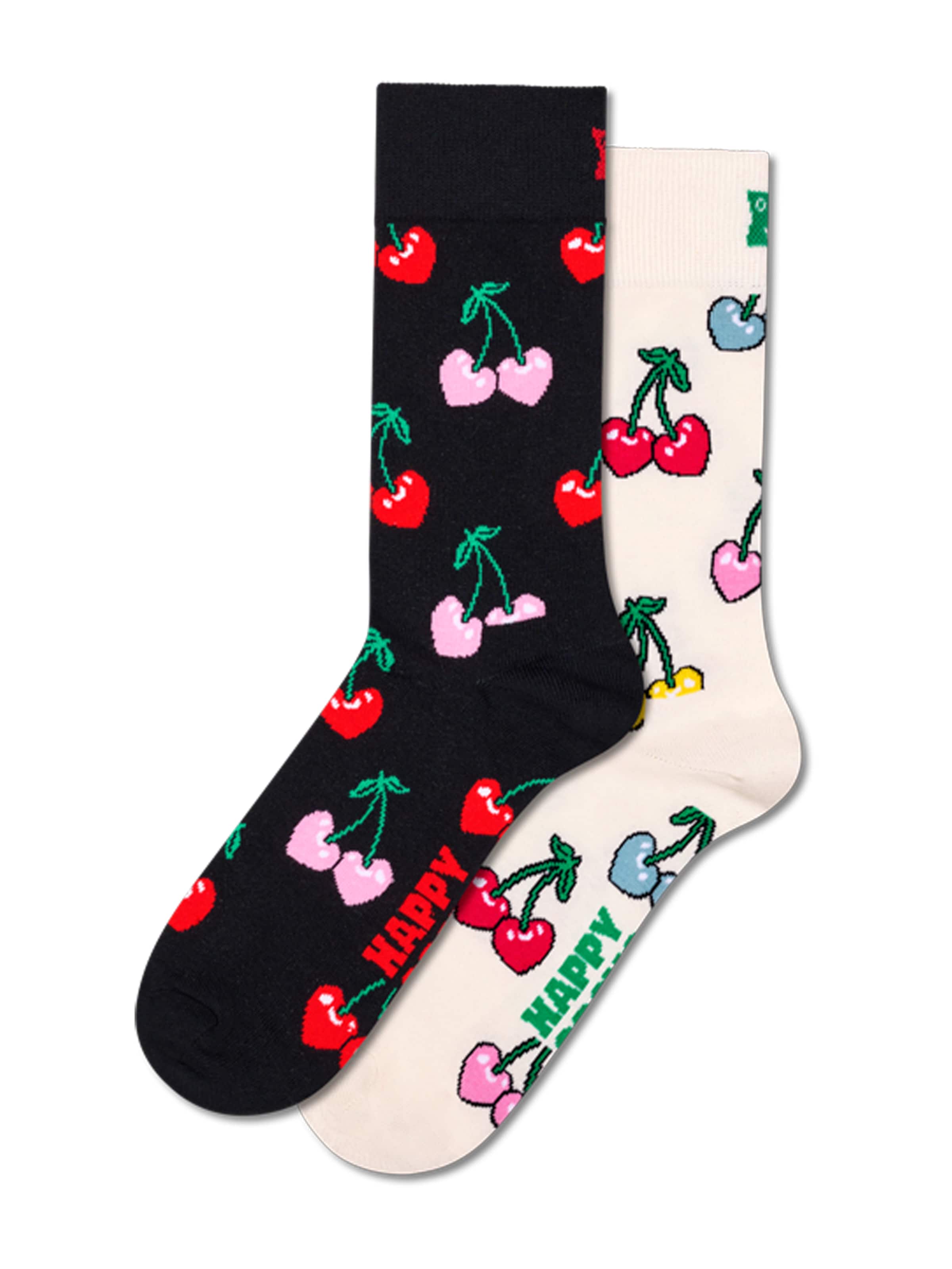 Happy Socks Socks 'Cherry' in Pink: front