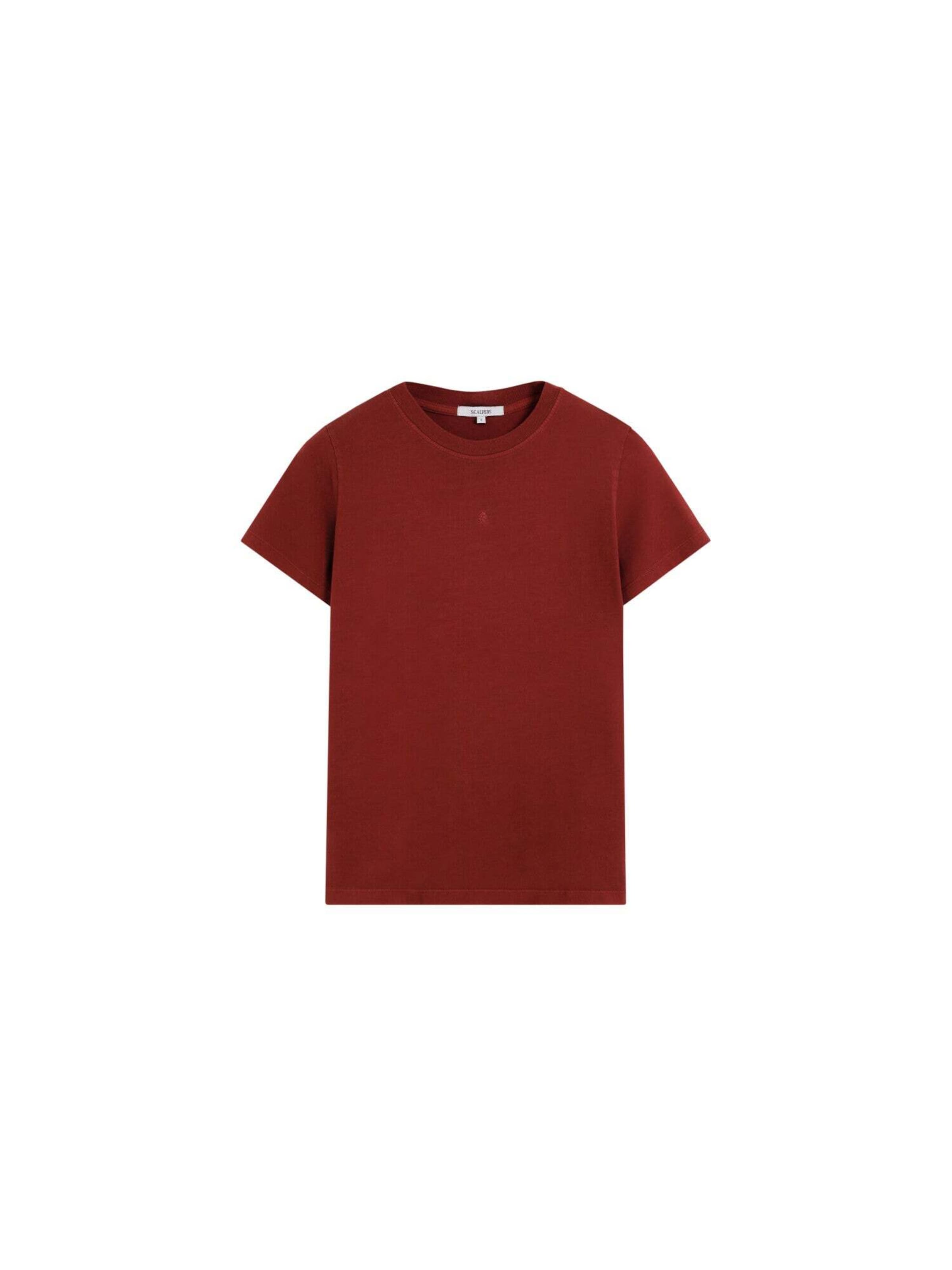Scalpers Tričko - Červená: predná strana
