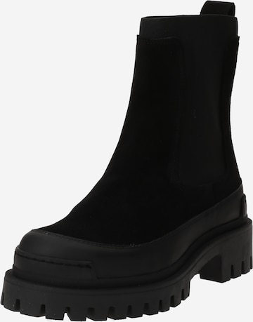 Ca'Shott Chelsea Boots 'CASANNA' in Black: front