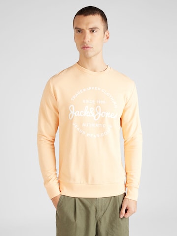 JACK & JONES Sweatshirt 'FOREST' in Orange: predná strana