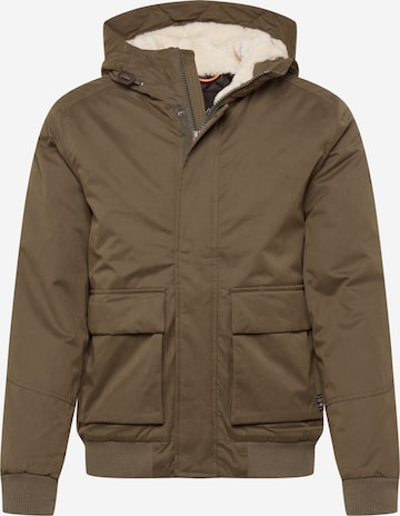QS by s.Oliver Winter Jacket in Green: front