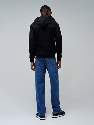 Salsa Jeans Sweatjacke in Schwarz