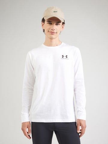 UNDER ARMOUR Functioneel shirt in Wit: voorkant