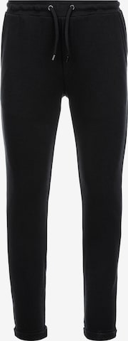 Pantalon 'PACP-0121' Ombre en noir : devant