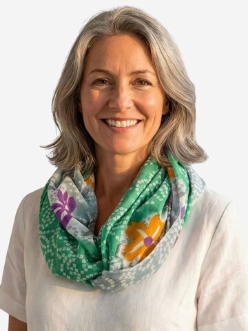 Sunsa Tube Scarf 'Sunsa' in Green: front