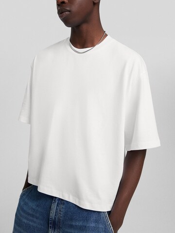 T-Shirt Bershka en blanc