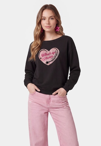 MYMO - Sudadera en negro: frente