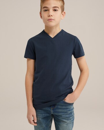 WE Fashion Shirt in Blue: front