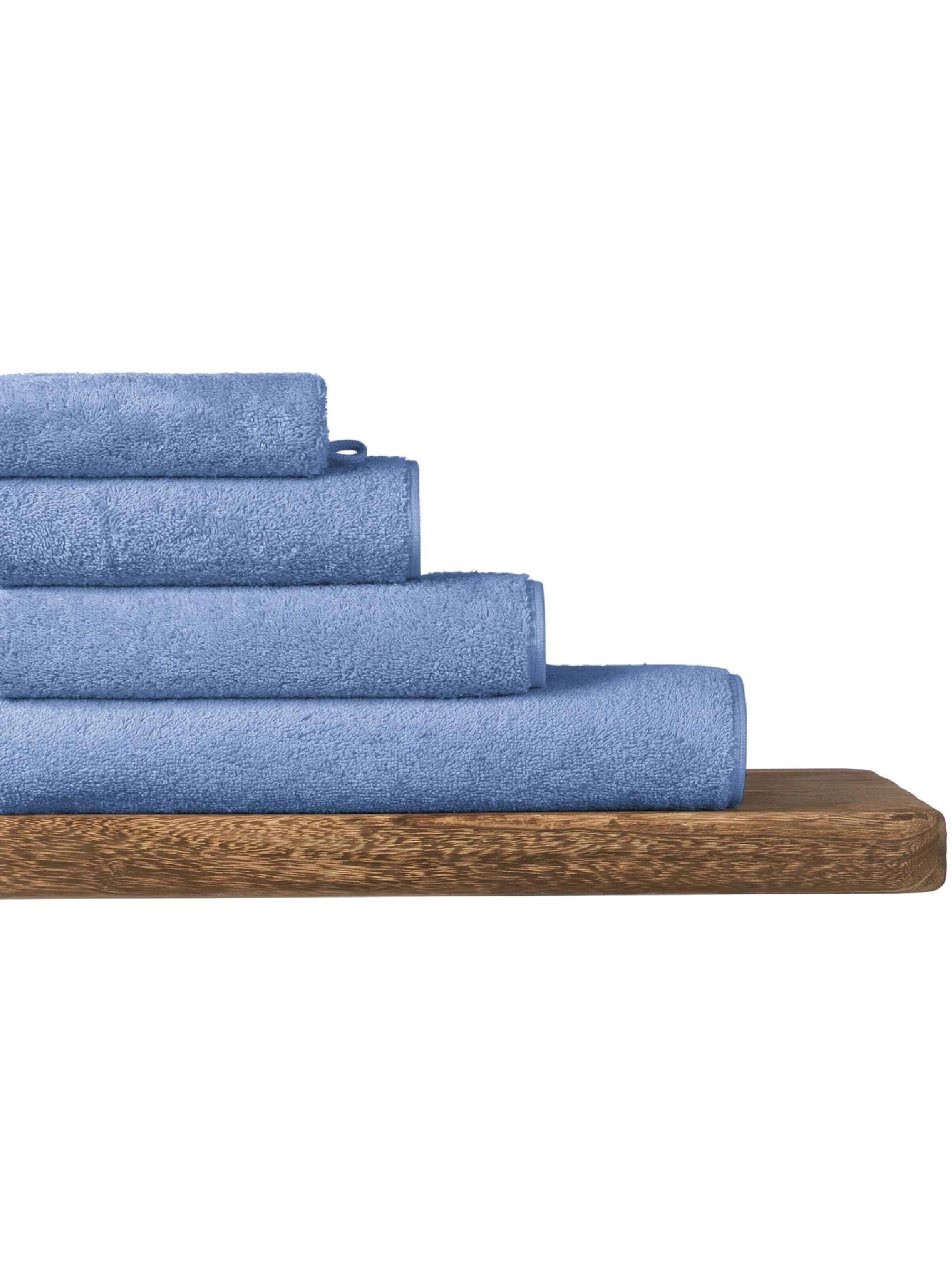 SCHIESSER Gästetücher 'Milano' in Blau