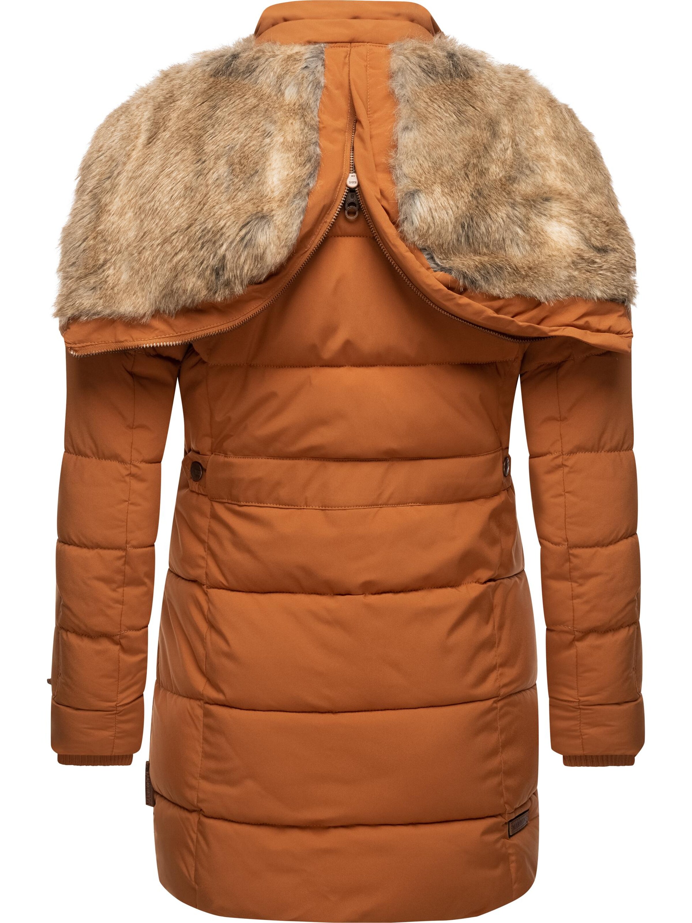 MARIKOO Vinterfrakke i brun