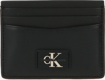 Calvin Klein Jeans - Estuche en negro: frente