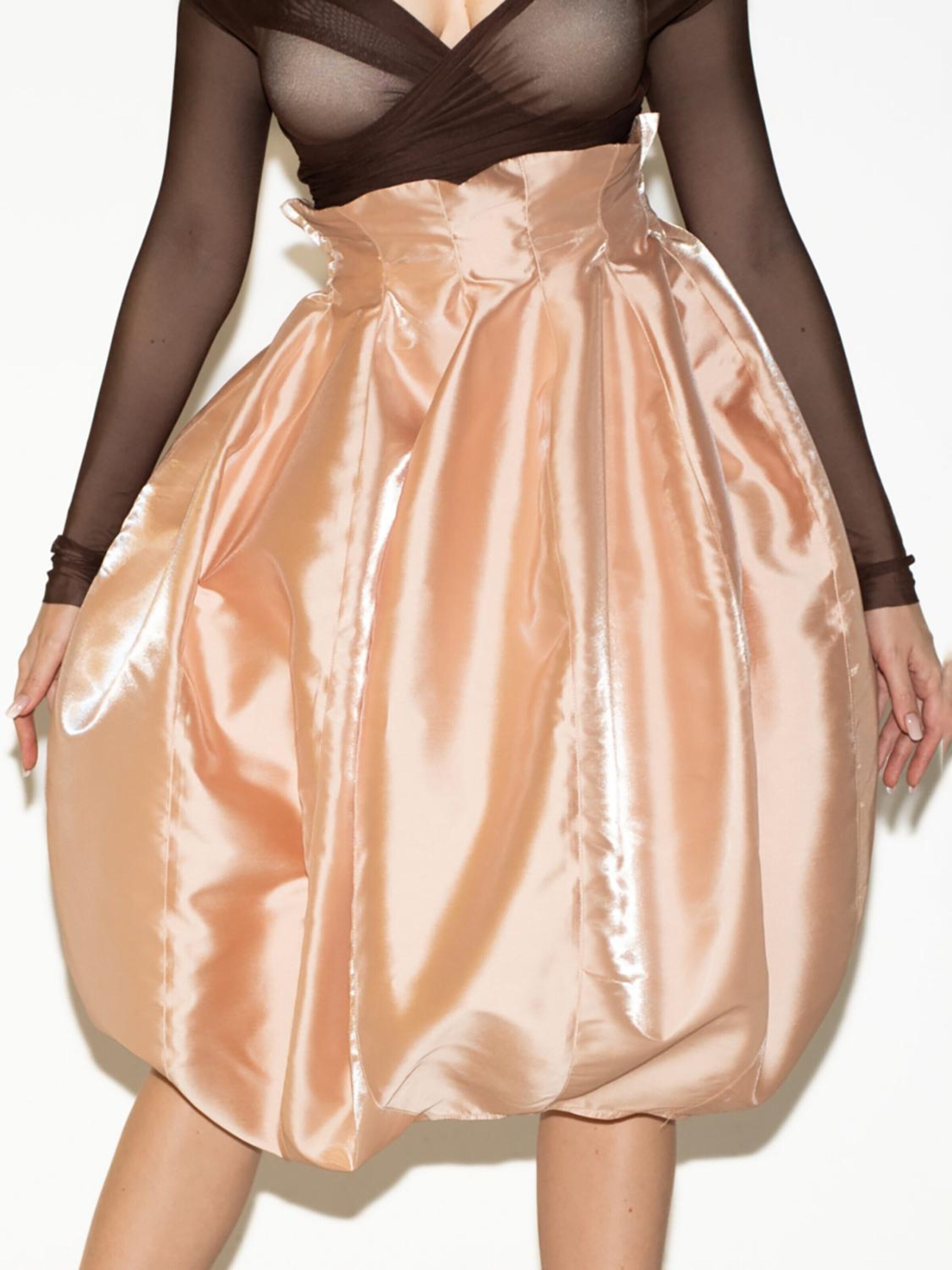 IUnique Nederdel 'Tulip' i beige