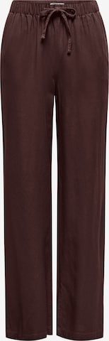 Pantalon 'ONLGoa' ONLY en marron : devant