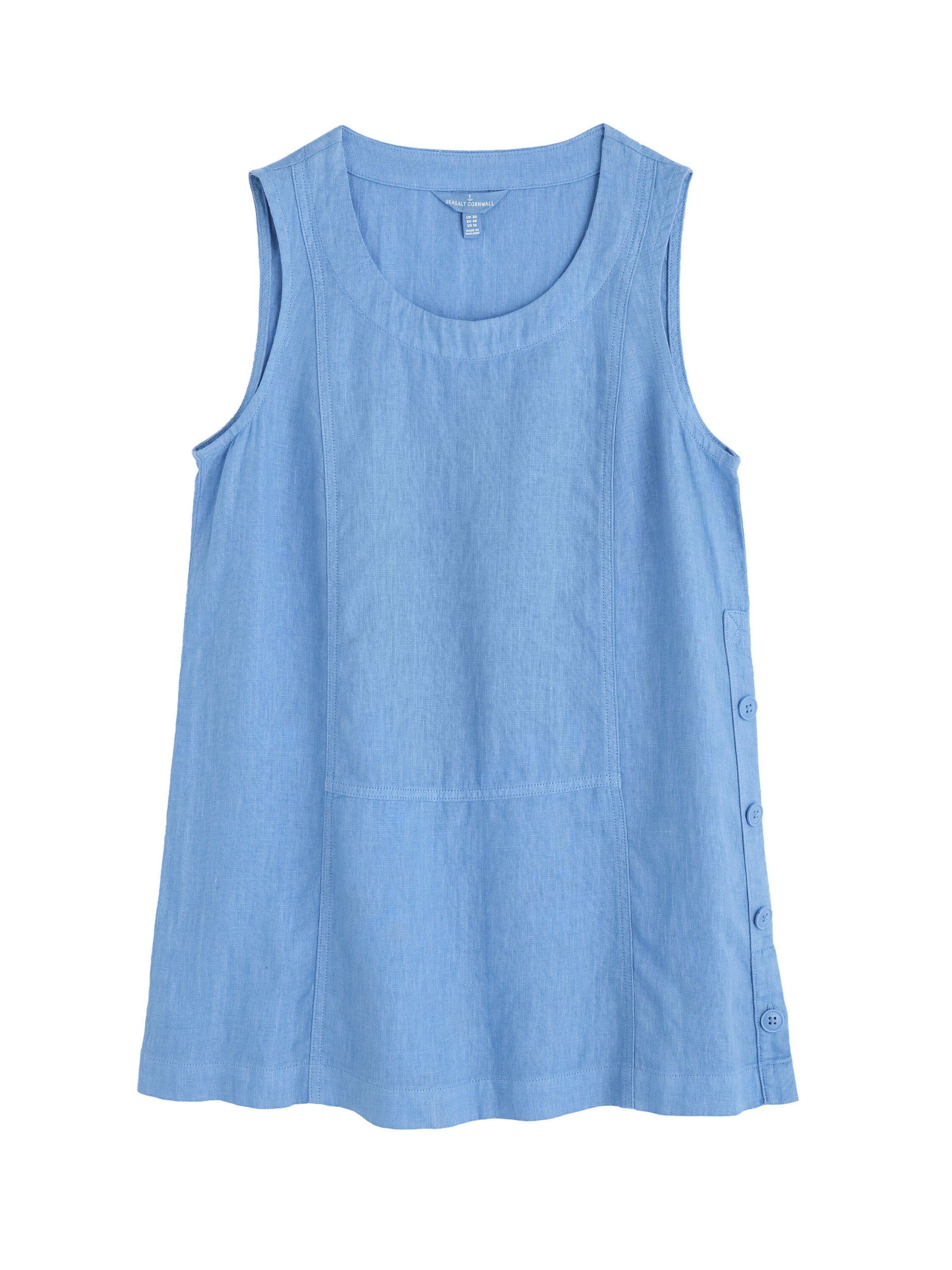 Seasalt Cornwall Overdel 'Foredune' i blå: forside