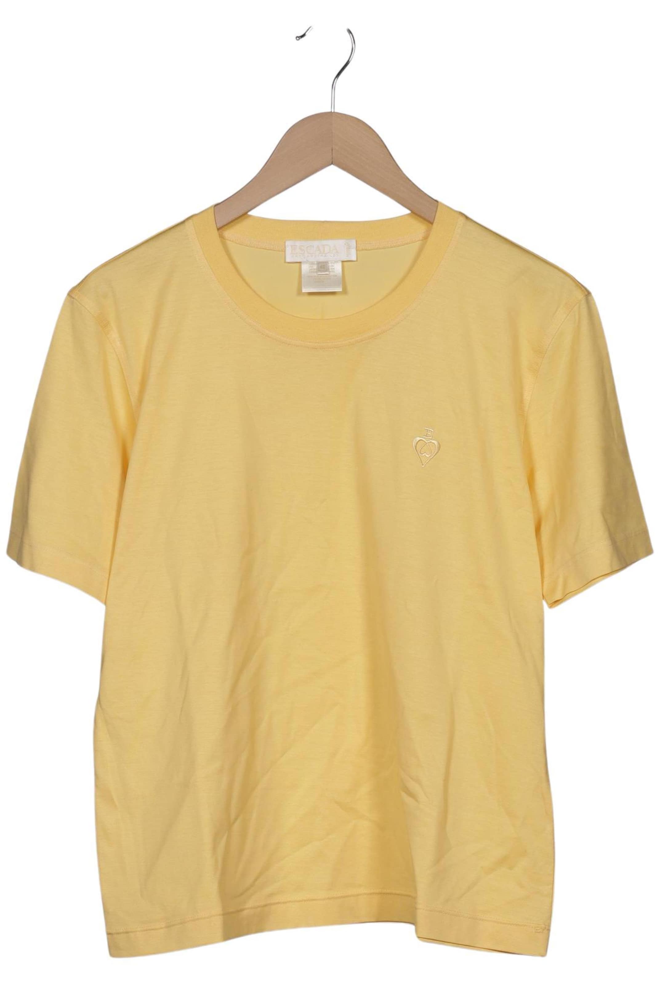 ESCADA Top & Shirt in XL in Yellow: front