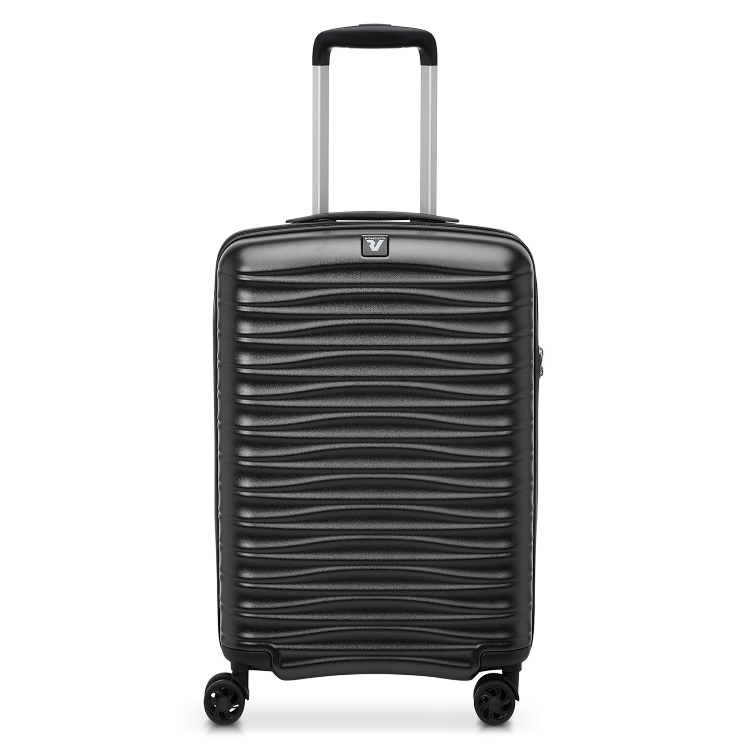 Roncato Trolley 'Wave' in Schwarz: Vorderseite