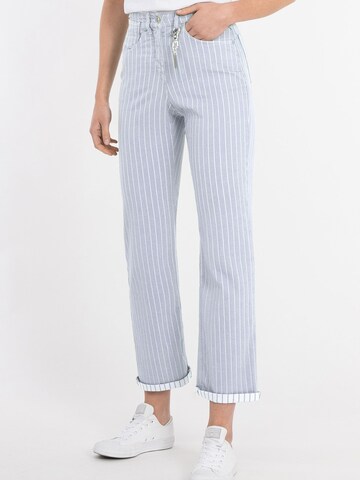 Regular Jean Recover Pants en bleu : devant