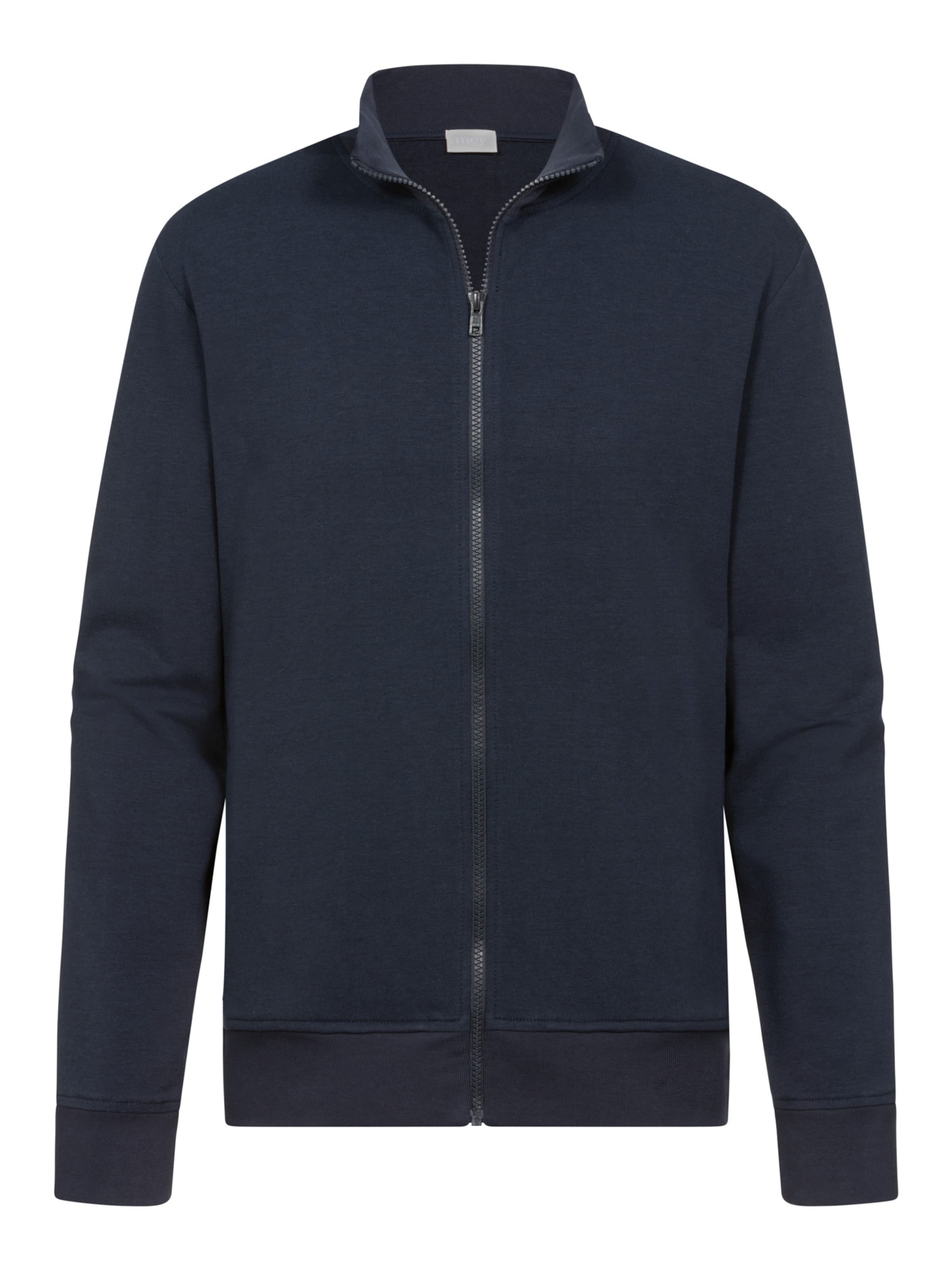 Mey Sweat jacket 'Enjoy Comfort' in Blue: front