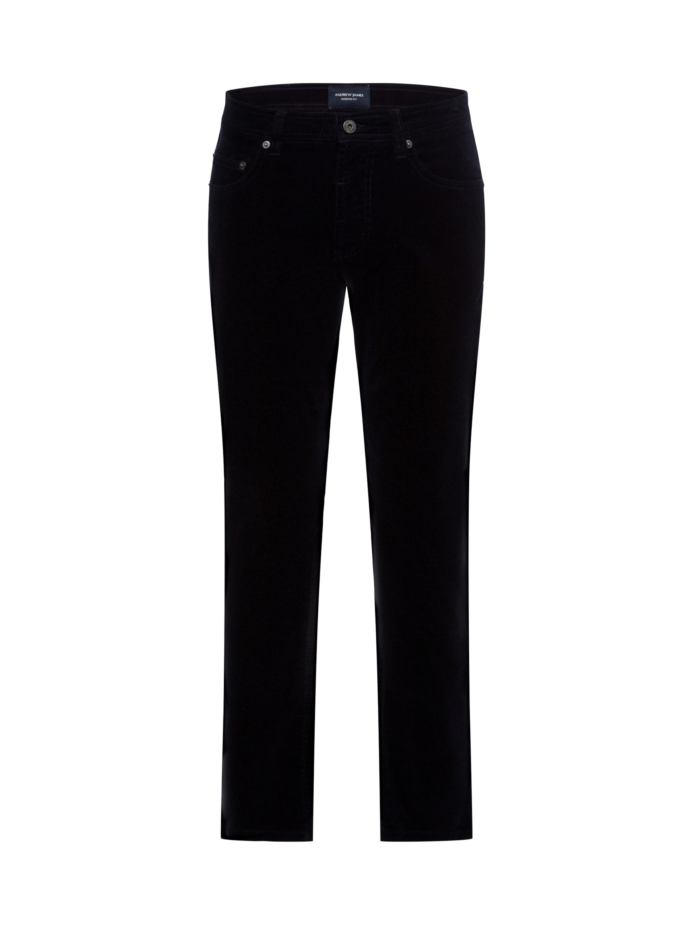 Nils Sundström Pants 'Aiden' in Black: front