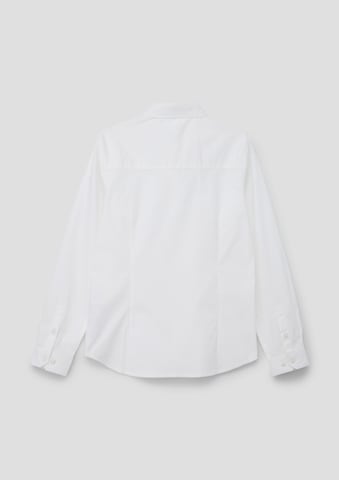 Coupe slim Chemise s.Oliver en blanc