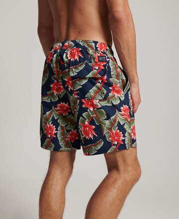 Superdry Zwemshorts in Blauw