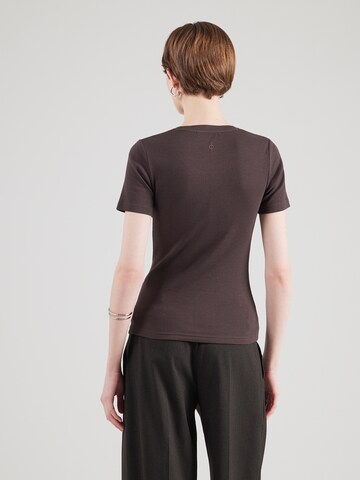 Samsøe Samsøe T-Shirt 'ALEXIS' in Braun