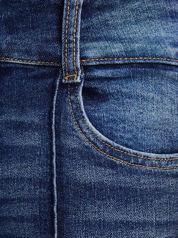 Bershka Boot cut Pleat-front jeans in Blue