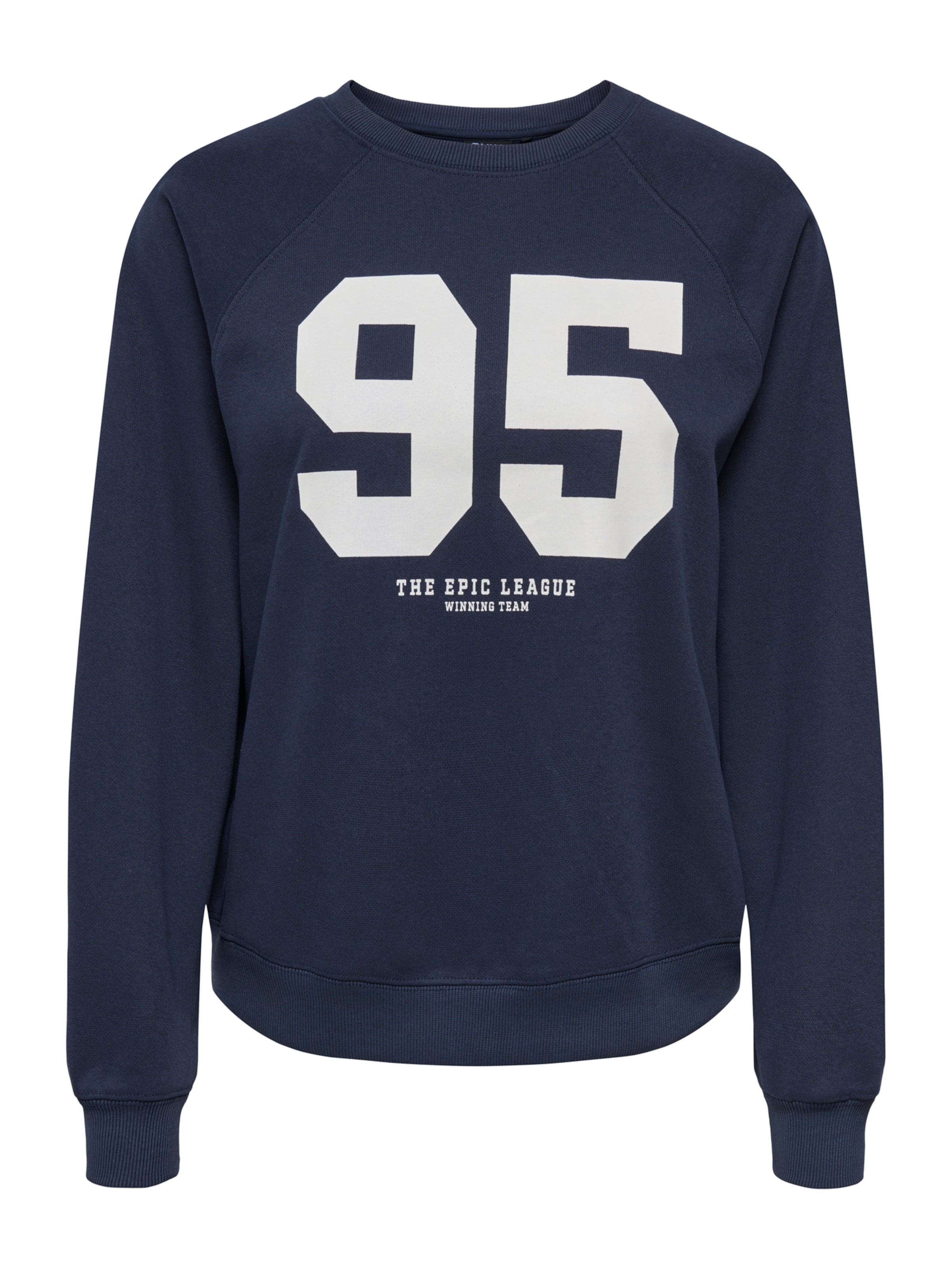 ONLY Sweatshirt 'ONLVELLA' in navy / offwhite, Produktansicht