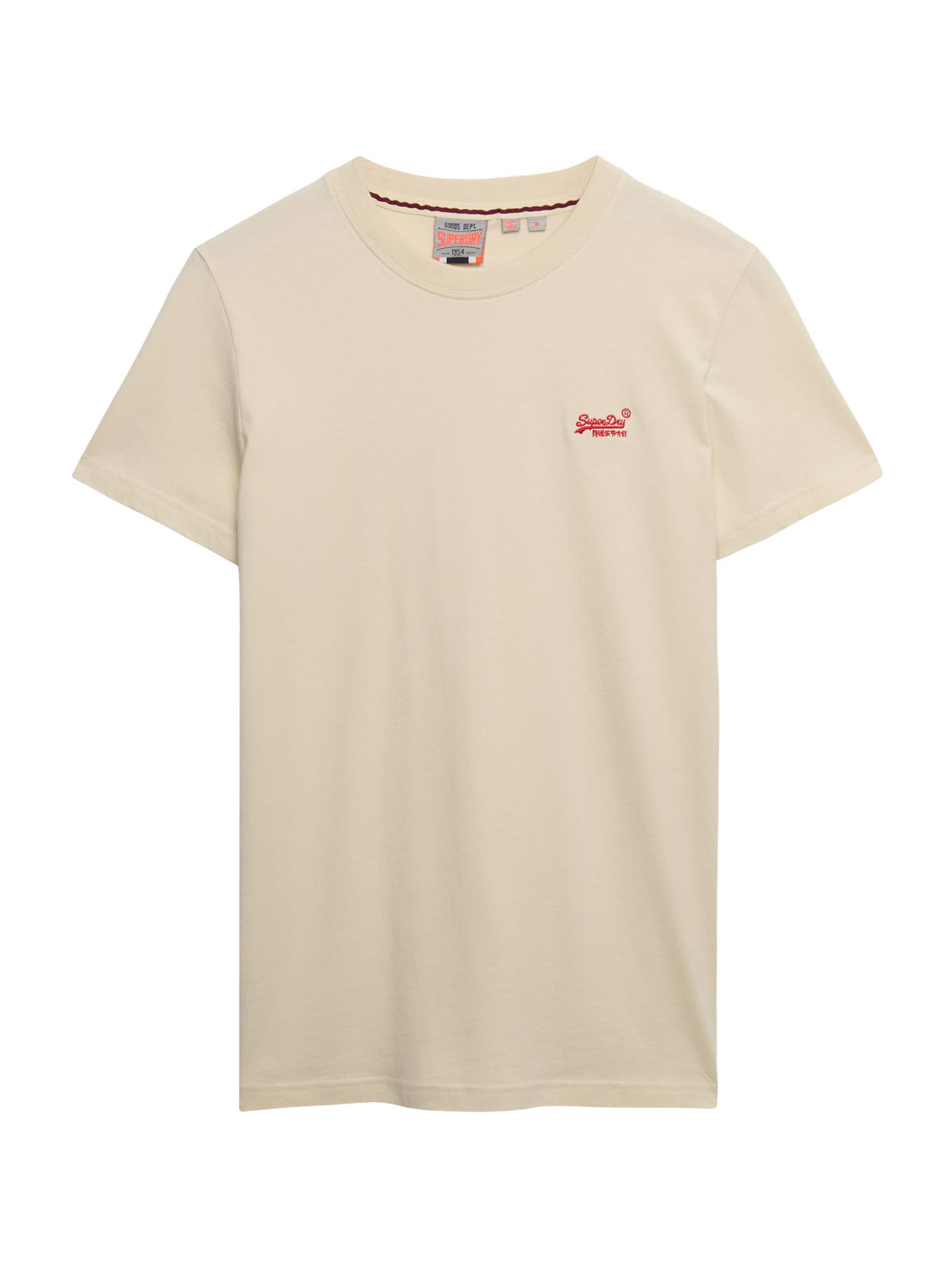 Superdry & Co Тениска 'VINTAGE LOGO' в бежово: отпред