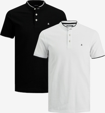 JACK & JONES Shirt 'Paulos Mao' in Black: front