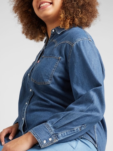 Levi's® Plus - Blusa 'TEODORA' em azul