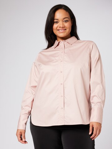 Guido Maria Kretschmer Curvy Blus i rosa: framsida