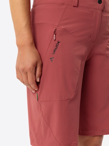 VAUDE Regular Outdoorshorts 'Altissimo' in Rot