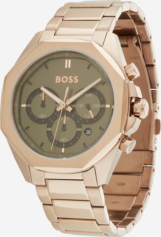 BOSS - Reloj analógico en oro: frente