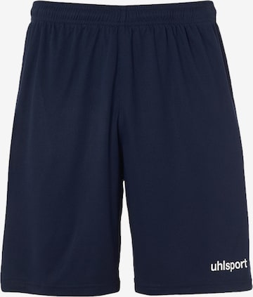 UHLSPORT Workout Pants in Blue: front