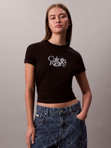 Calvin Klein Jeans Paita värissä musta: etupuoli