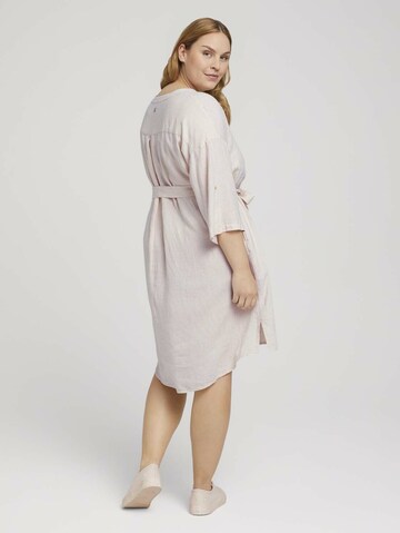 Tom Tailor Women + Shirt dress in White