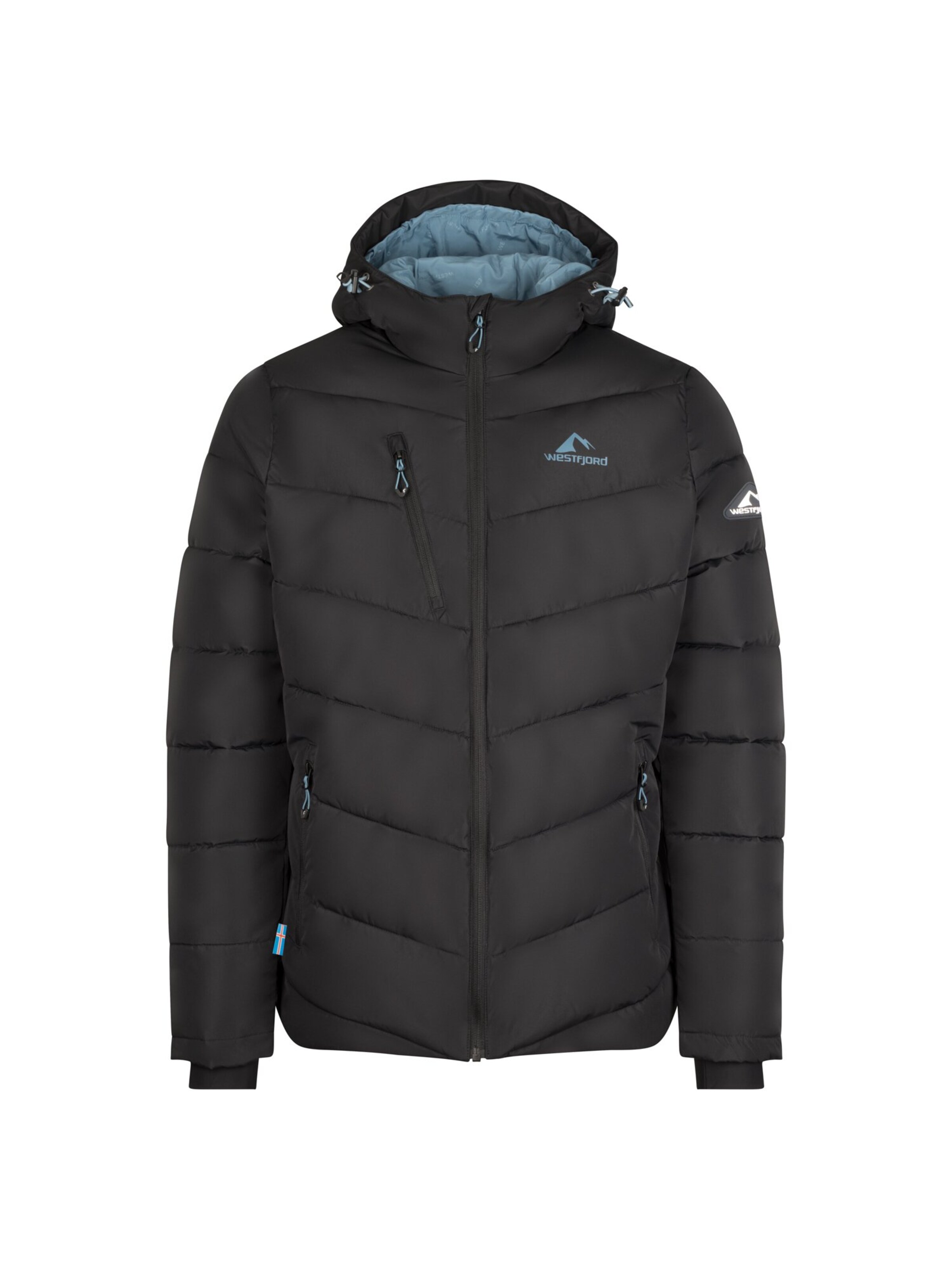 WESTFJORD Winterjacke‌‌‌‌‌‌ in Schwarz: Vorderseite