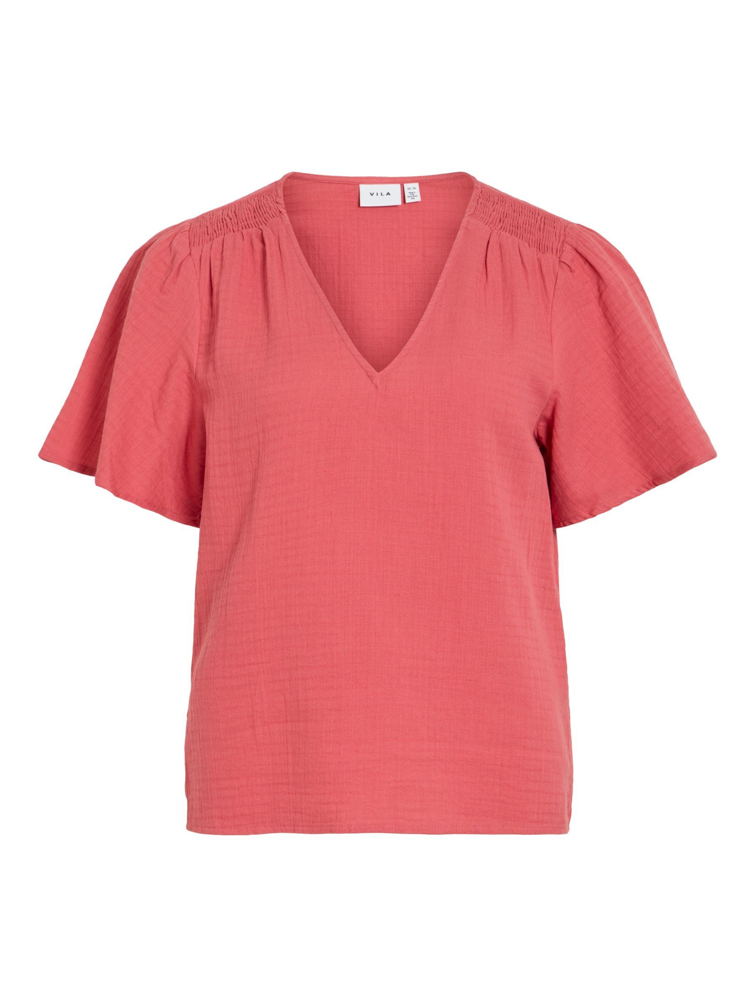 VILA Blouse 'VILania' in Roze: voorkant