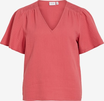 Camicia da donna 'VILania' di VILA in rosa: frontale