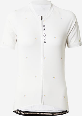 MalojaTehnička sportska majica - bijela boja: prednji dio